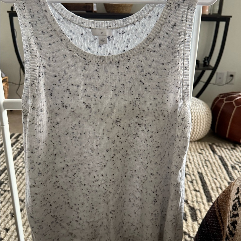 J. Jill Women's Speckled Sweater Tank Top